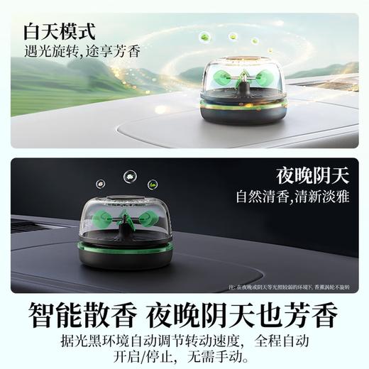 倍思 悬浮 太阳能车载香薰 中控台香氛车内摆件 除醛祛异味 BS-CX018 商品图1