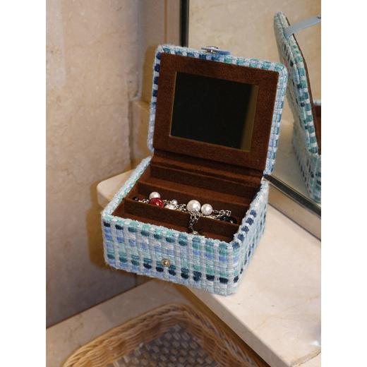 Tagi 压缩饼干复古双层首饰盒 大容量复古小号双层收纳盒 商品图2