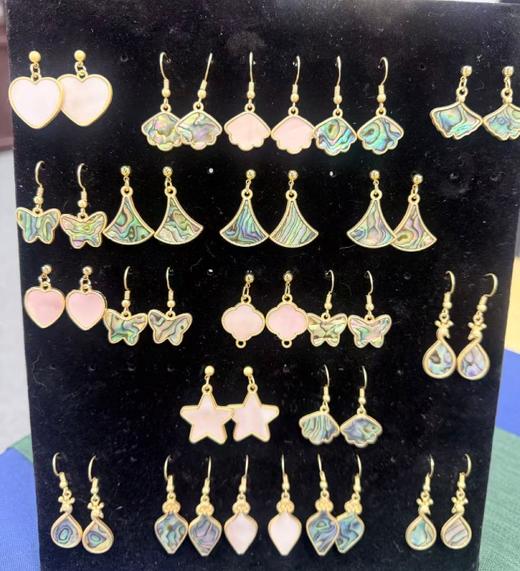 螺钿耳钉环 商品图0