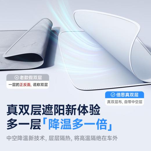 【京东热销榜TOP1/全网热销10W+】倍思 T-Space 汽车遮阳帘 特斯拉专用Model Y（双层）天窗天幕防晒 隔热遮阳挡板 商品图2