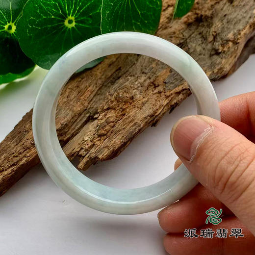 派瑞翡翠 翡翠手镯 糯种 绿色 商品图3