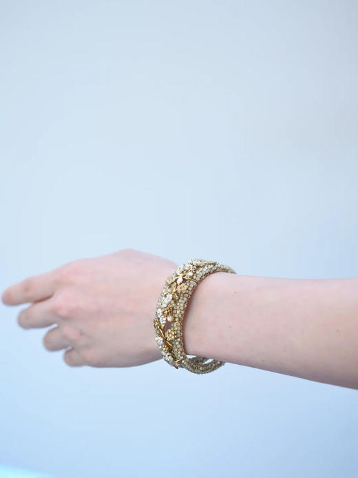 在途4周到｜Monshiro-chamomile-洋甘菊 手镯［日本设计师］ 商品图0