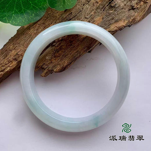 派瑞翡翠 翡翠手镯 糯种 绿色 商品图1
