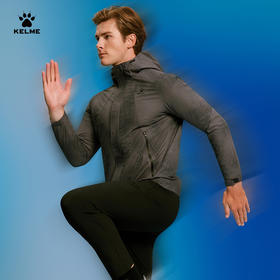 卡尔美重塑燃点系列男士梭织外套（连帽）6613WT1003