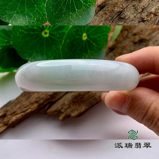 派瑞翡翠 翡翠手镯 糯种 绿色 商品图1