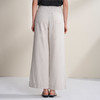 EITIE爱特爱舒适直筒阔腿高腰显瘦麻感高级通勤休闲裤2026夏新款B2605214 商品缩略图4