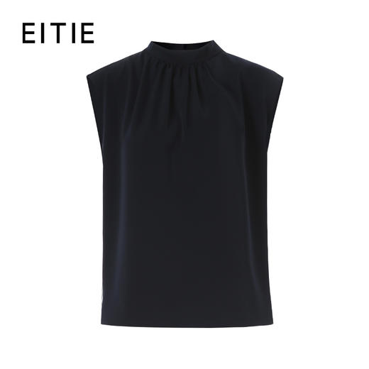EITIE爱特爱无袖圆领宽松显瘦休闲百搭上衣2026春季新款8513211 商品图6