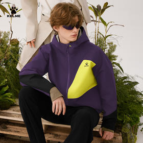 卡尔美男士单层冲锋衣6619WT1018