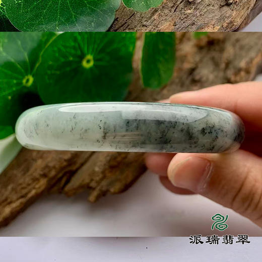 派瑞翡翠 翡翠手镯 糯种 绿色 商品图2