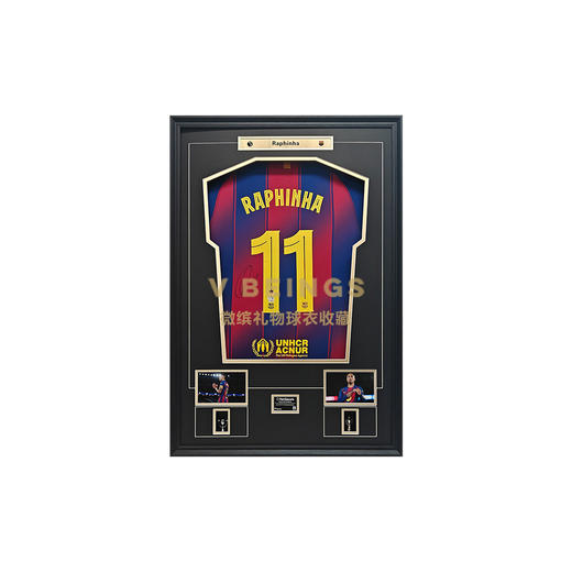 收藏系列 拉菲尼亚 巴萨队 25/26球迷版 亲笔签名球衣 商品图0