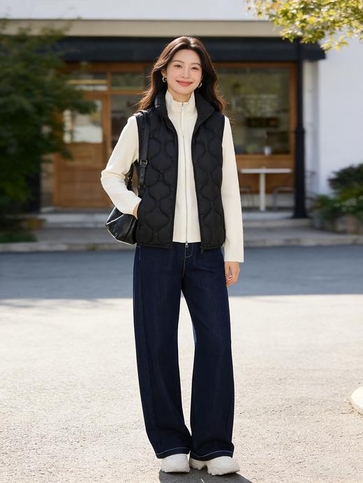 爆款预售  臣禾	【三好裤】撞色明线仿牛仔裤垂感休闲裤	JZ253060103 商品图6