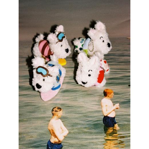 Tagi 毛绒小狗挂饰 haha宠物小狗毛绒挂件包配饰游泳滑雪网球狗狗挂饰 商品图2