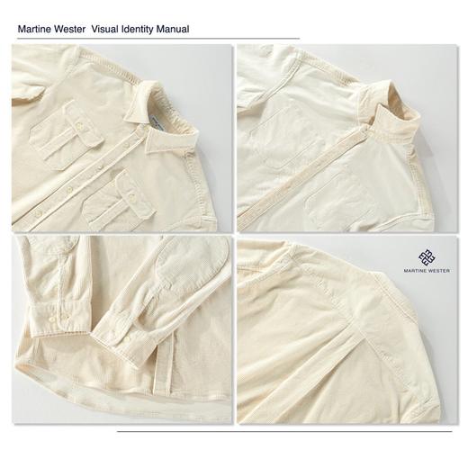 MartineWester 男式天丝棉灯芯绒衬衣11045602 商品图4
