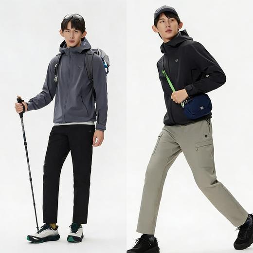 KL小树PCM相变温控男士软壳冲锋衣  商品图3