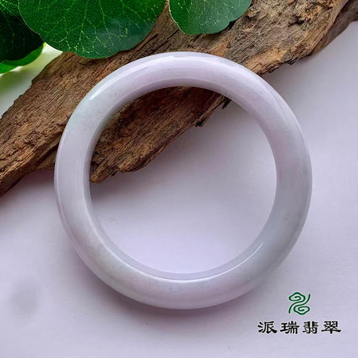 派瑞翡翠 翡翠手镯 糯种 紫色 商品图1