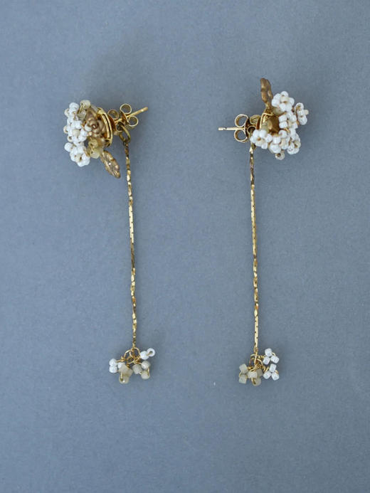 在途4周到｜Monshiro-chamomile-洋甘菊 吊坠 耳环［日本设计师］ 商品图3