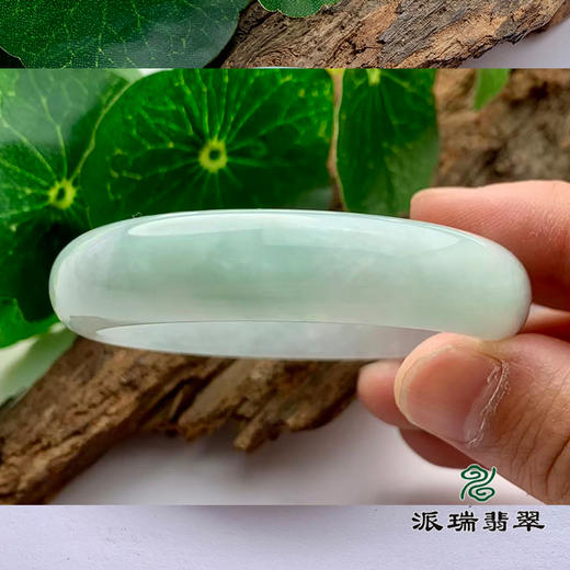 派瑞翡翠 翡翠手镯 糯种 绿色 商品图2
