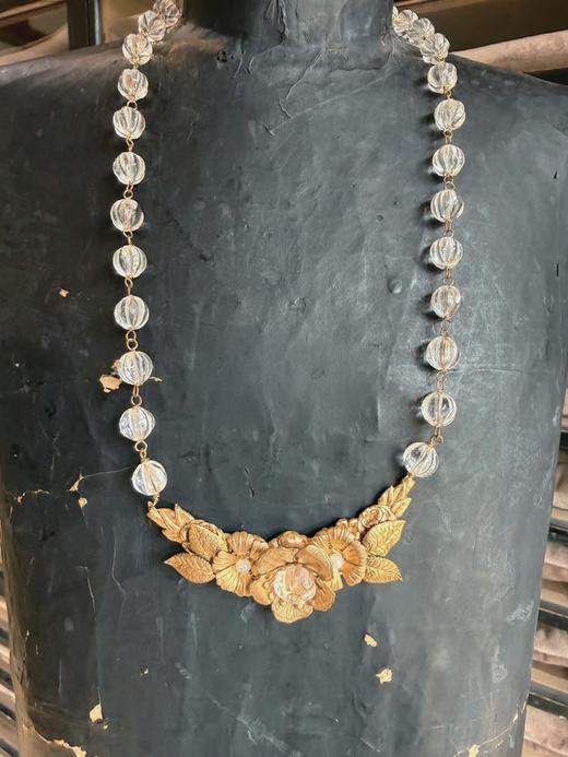 在途4周到｜Monshiro-vintage系列-水晶 复古 项链［日本设计师］ 商品图0