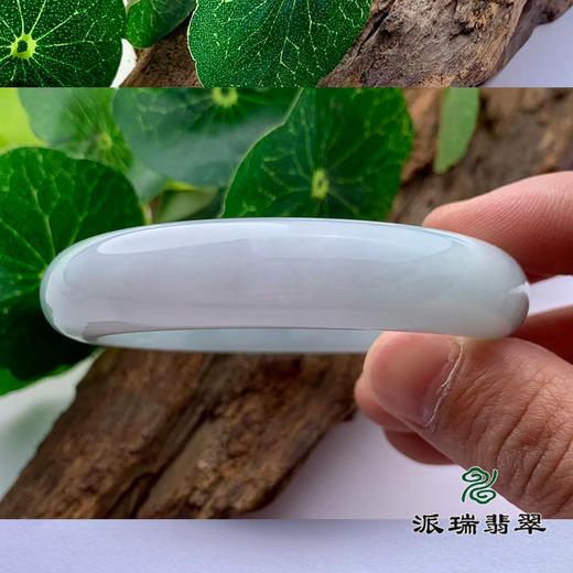 派瑞翡翠 翡翠手镯 糯种 绿色 商品图3