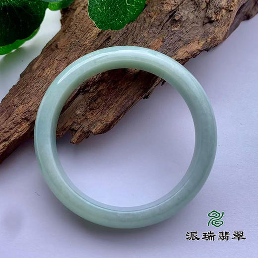 派瑞翡翠 翡翠手镯 糯种 绿色 商品图1