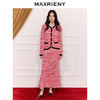 MAXRIENY廓形小香风针织外套羊毛混纺开衫长袖上衣女冬日甜柔穿搭(货号:MS86JA753) 商品缩略图1
