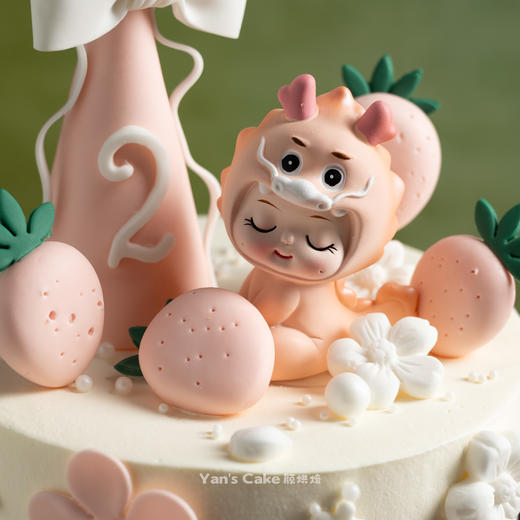 龙宝宝周岁蛋糕 商品图1