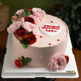 妈妈的专属鲜花蛋糕