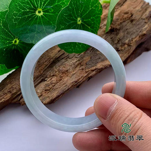 派瑞翡翠 翡翠手镯 糯种 绿色 飘花 商品图1