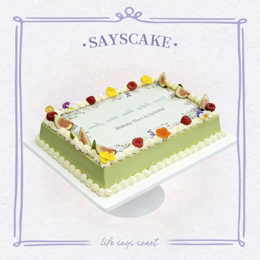 生日主题蛋糕/企业logo主题定制 商品图3