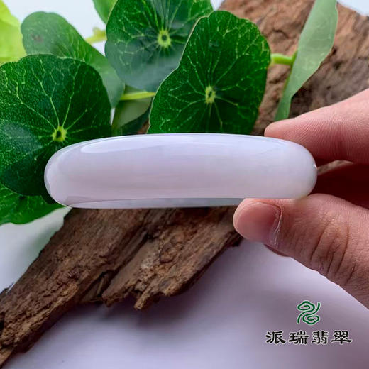 派瑞翡翠 翡翠手镯 糯种 春彩 商品图2