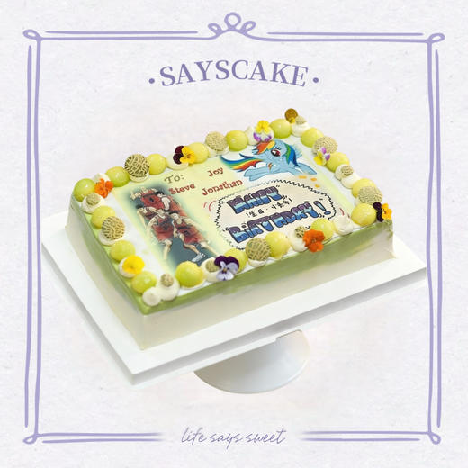 生日主题蛋糕/企业logo主题定制 商品图4