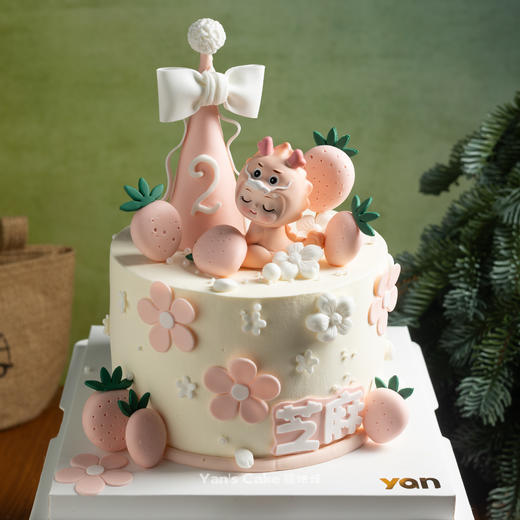 龙宝宝周岁蛋糕 商品图0