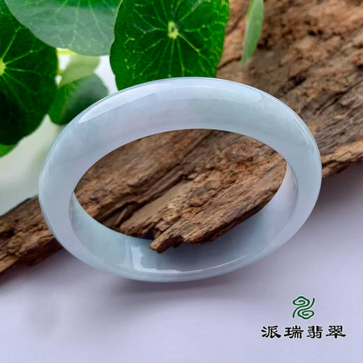 派瑞翡翠 翡翠手镯 糯种 绿色 飘花 商品图0