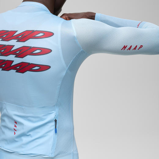 MAAP 男士 Pulse系列 Pro Air LS Jersey 3.0 长袖骑行服 天空蓝 商品图3