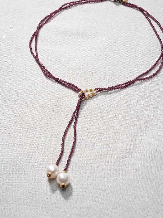 北京仓｜Bohemian Rhapsodie-JACKIE GRENAT-石榴石 长项链［法国设计师］ 商品图2