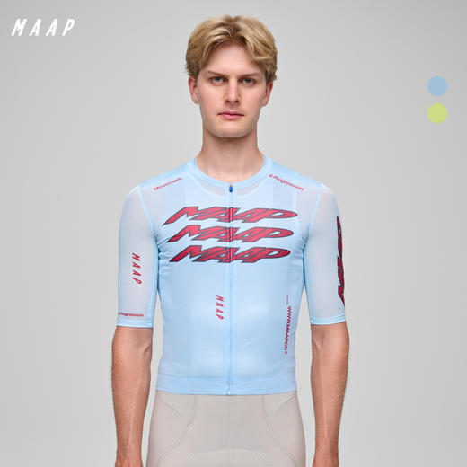 MAAP 男士 Pulse系列 Pro Air Jersey 3.0 短袖骑行服服 天空蓝 商品图0