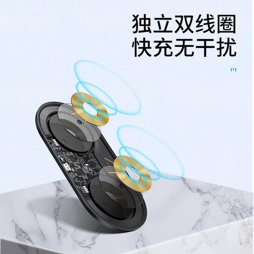倍思 极简二合一 18W无线充电器 BS-W508X 商品图6