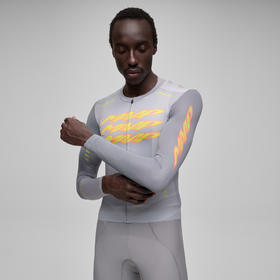 MAAP 男士 Pulse系列 Pro Air LS Jersey 3.0 长袖骑行服 铂金灰