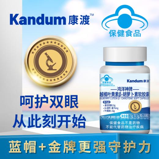 一价到底 【康渡越橘叶黄素胡萝卜素锌软胶囊】眼干眼涩、视力模糊、眼睛老化，统统都不怕！保护眼睛年轻态，从康渡开始。 商品图0