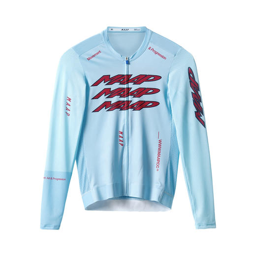 MAAP 男士 Pulse系列 Pro Air LS Jersey 3.0 长袖骑行服 天空蓝 商品图4