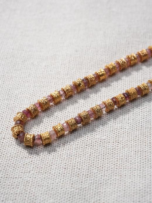 北京仓｜Bohemian Rhapsodie-PAUL Tourmalines Roses-金色 玫瑰碧玺 项链［法国设计师］ 商品图3