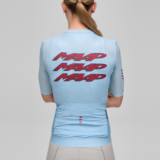 MAAP 女士 Pulse系列 Pro Air Jersey 3.0 短袖骑行服 天空蓝 商品图3