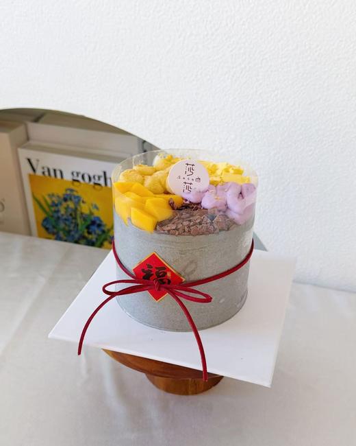 黑芝麻五福蛋糕（下单现做，根据排单2-3小时） 商品图0