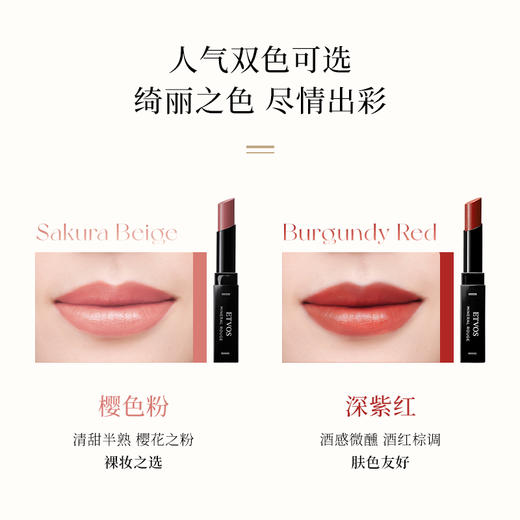 ETVOS 悦朵丝 矿物柔美唇膏（樱色粉） 2g 商品图1