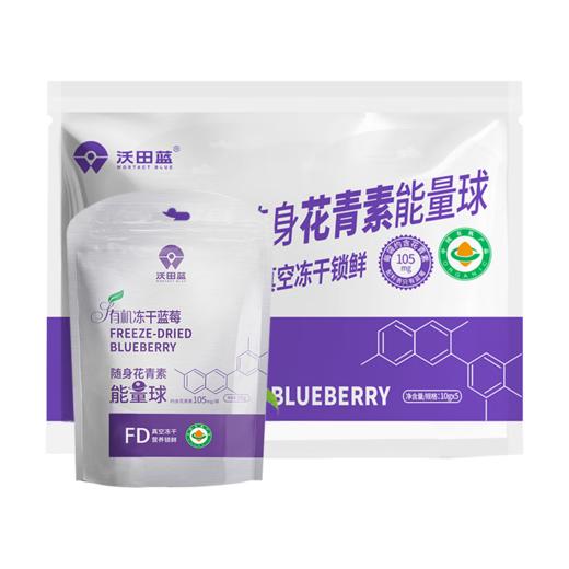 沃田蓝有机冻干蓝莓10g*5袋 商品图0