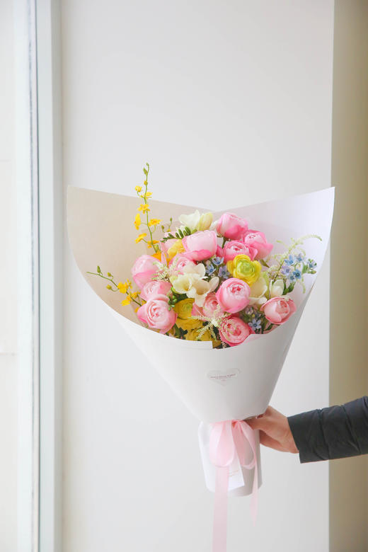 法式花束春日系桃夭 商品图5