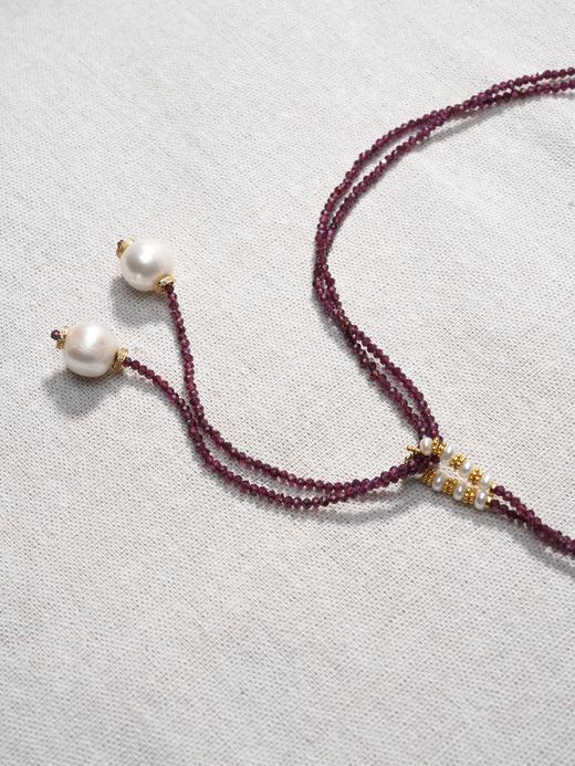 北京仓｜Bohemian Rhapsodie-JACKIE GRENAT-石榴石 长项链［法国设计师］ 商品图3