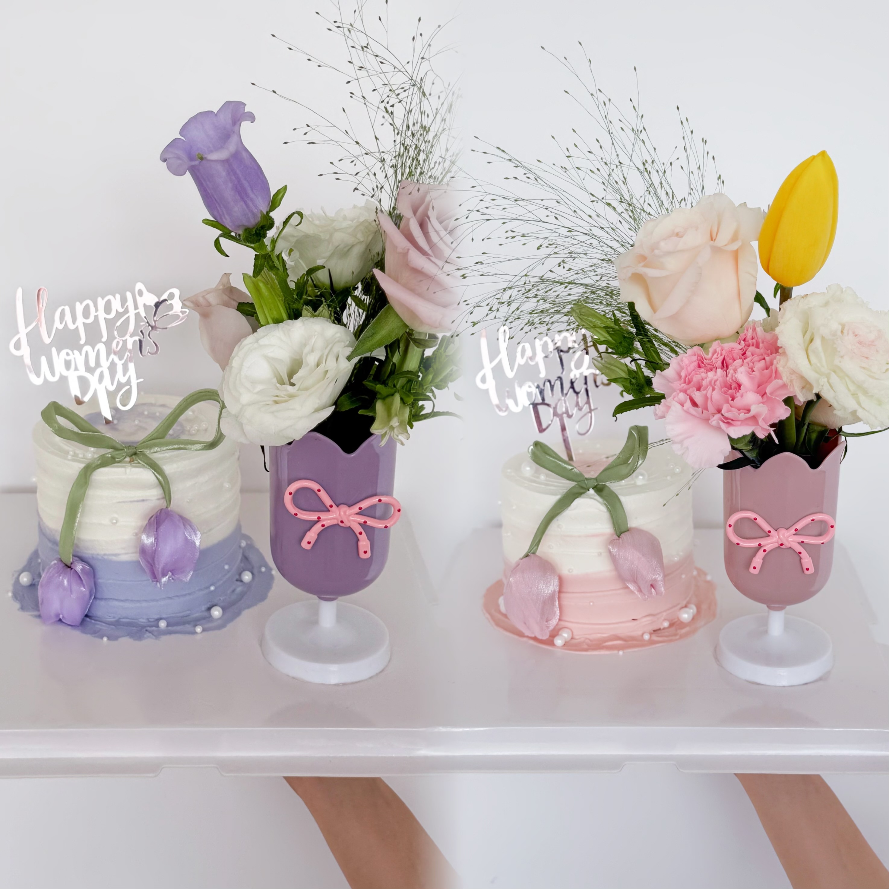 花漾甜心鲜花蛋糕组合