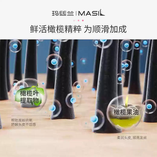 MASIL玛丝兰油橄榄柔顺洗发水补充装200ml 商品图2