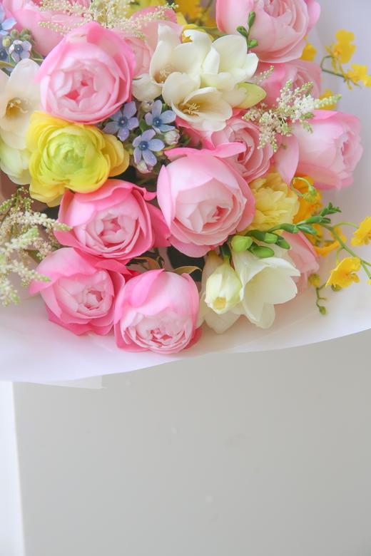 法式花束春日系桃夭 商品图4